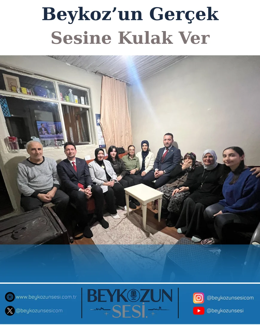 MHP Beykoz İlçe Teşkilatı gönül ziyaretlerini sürdürüyor: “Hayırlı Günler Komşum, Derdin Derdimizdir”