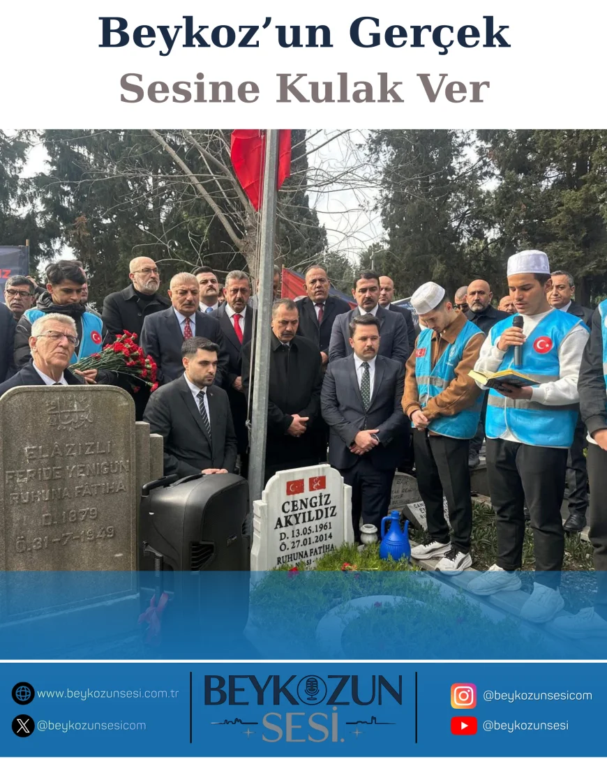 Beykoz Ülkü Ocakları Ülkücü Şehitler Cengiz Akyıldız ve İbrahim Küçük’ü Dualarla Andı