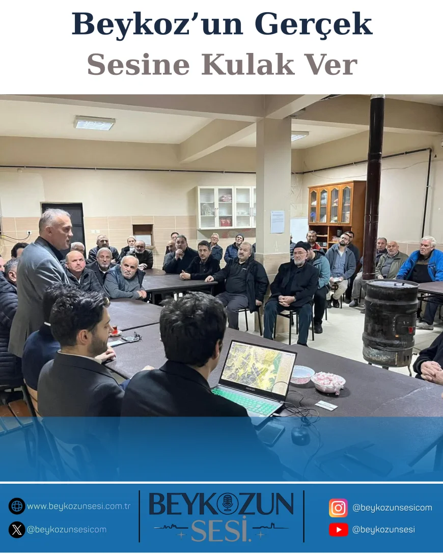 Beykoz Belediyesi Paşamandıra Mahallesi’nde İmar Süreçlerini Vatandaşlara Anlattı