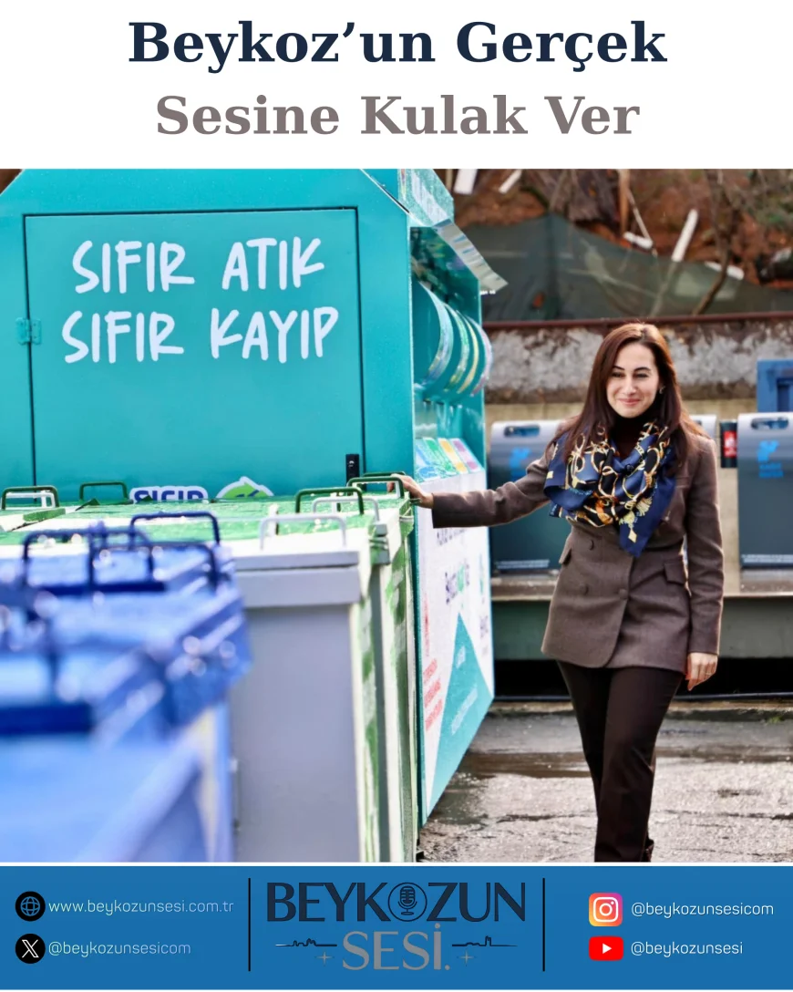 Çevre, Şehircilik ve İklim Değişikliği Bakanlığı desteğiyle Beykoz’da sıfır atık altyapısı güçlendi 1500 yeni konteyner hizmete alındı