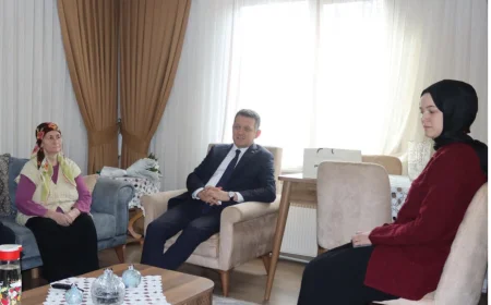 Beykoz Kaymakamı Dr. Fatih Ürkmezer Cumhurbaşkanlığı Himayesinde Şehit Ailelerini Evlerinde Ziyaret Etti