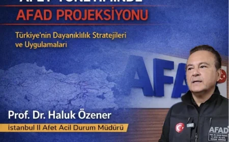 AFAD İstanbul İl Müdürü Prof Dr Haluk Özener Kavacık’ta Türkiye’nin Afet Yönetimi Vizyonunu Paylaşıyor