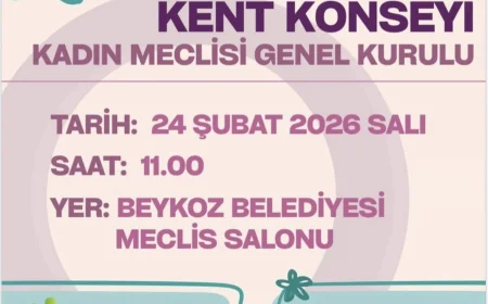 Beykoz Kent Konseyi Kadın Meclisi 2. Birleşim Toplantısı İçin Kadınlara Çağrı: “Sesinizi Birlikte Güçlendirelim”