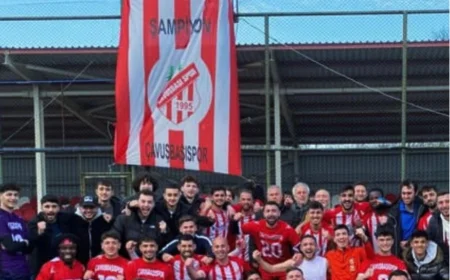 İstanbul 1 Amatör Lig Play-Off Finali’nde Çavuşbaşıspor Şampiyon Oldu Süper Amatör Lig Biletini Aldı