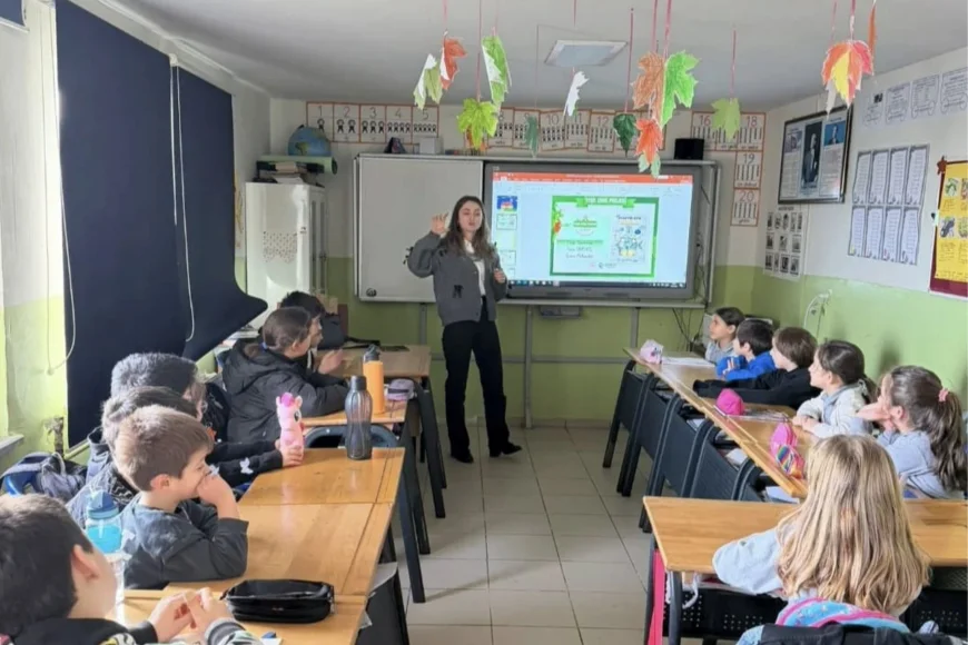Beykoz Belediyesi Okullarda İklim ve Sıfır Atık Eğitimiyle Gelecek Nesillere Çevre Bilinci Aşılıyor