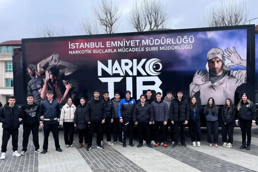 Beykoz’da Uyuşturucuyla Mücadelede Kararlılık: Narkotik Eğitim TIR’ı Bin Gençle Buluştu