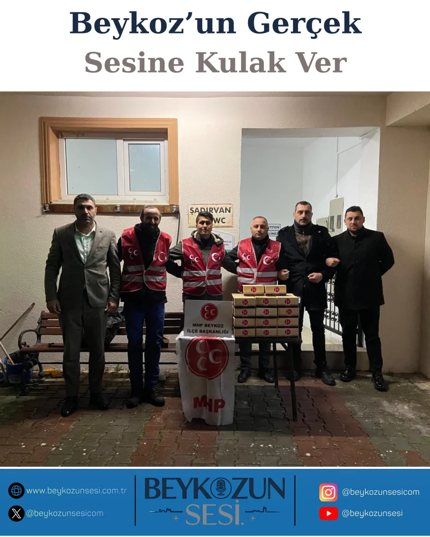 MHP Beykoz Teşkilatı Kılıçlı Mahallesi’nde Berat Kandilini Birlik ve Beraberlik İçinde İhya Etti