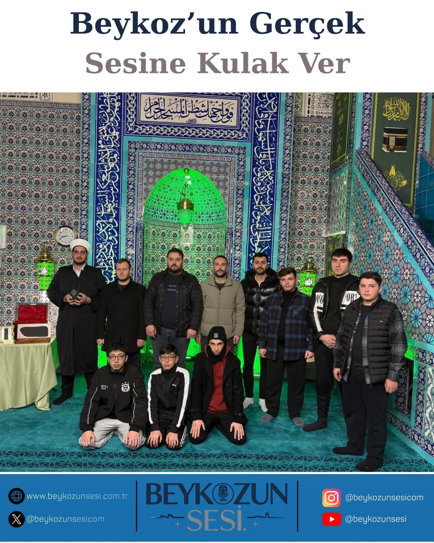 Beykoz Ülkü Ocakları Gümüşsuyu Bağlık Camii’nde Berat Kandilini Manevi Bir Atmosferde İhya Etti