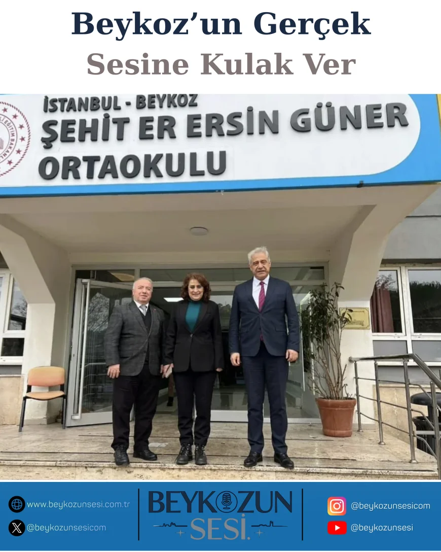 Şehit Er Ersin Güner Ortaokulu’na Anlamlı Ziyaret: Eğitim Çalışmaları ve Manevi Değerler Ele Alındı