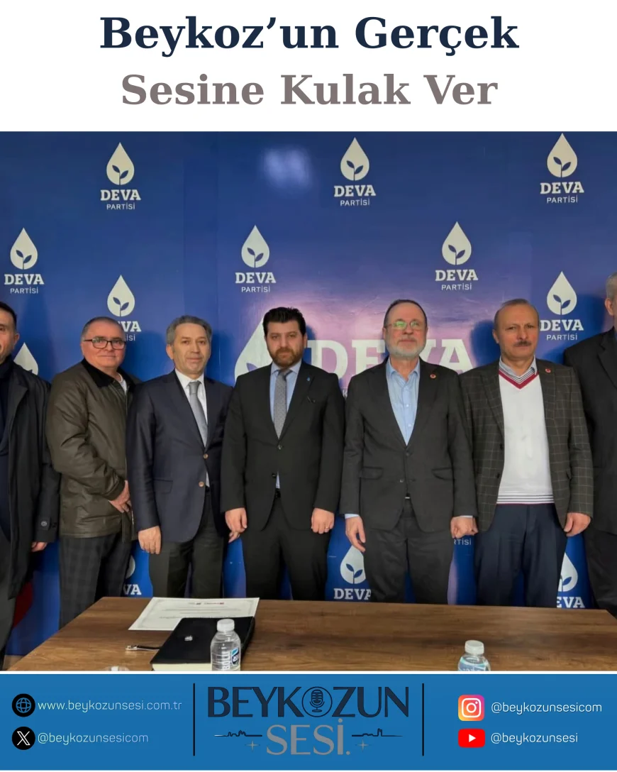 Saadet Partisi Beykoz İlçe Başkanı Hakan Gökcan’dan DEVA Partisi Beykoz İlçe Başkanlığı’na Siyasi Nezaket Ziyareti