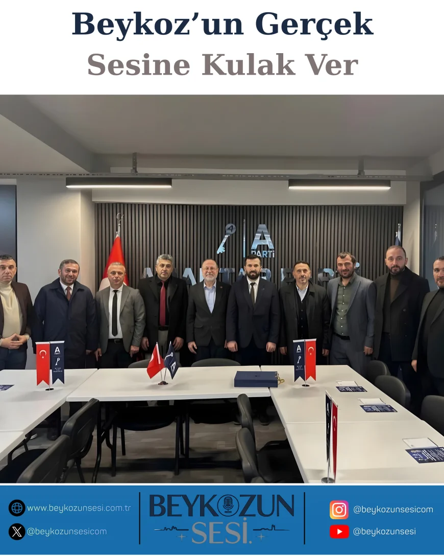 Saadet Partisi Beykoz İlçe Başkanı Hakan Gökcan’dan Anahtar Parti Beykoz’a Nezaket Ziyareti: Fidan Sertifikası Takdim Edildi