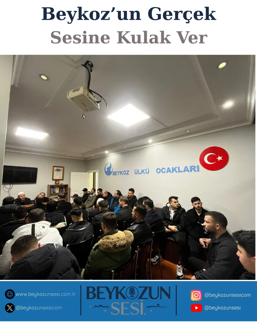 Beykoz Ülkü Ocakları Asrın Felaketinde Hayatını Kaybedenler ve Aziz Şehitler İçin Kur’an-ı Kerim Okuttu