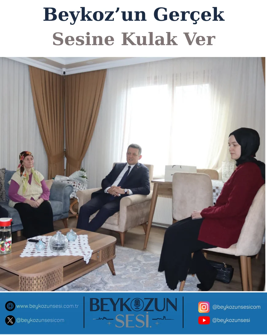 Beykoz Kaymakamı Dr. Fatih Ürkmezer Cumhurbaşkanlığı Himayesinde Şehit Ailelerini Evlerinde Ziyaret Etti