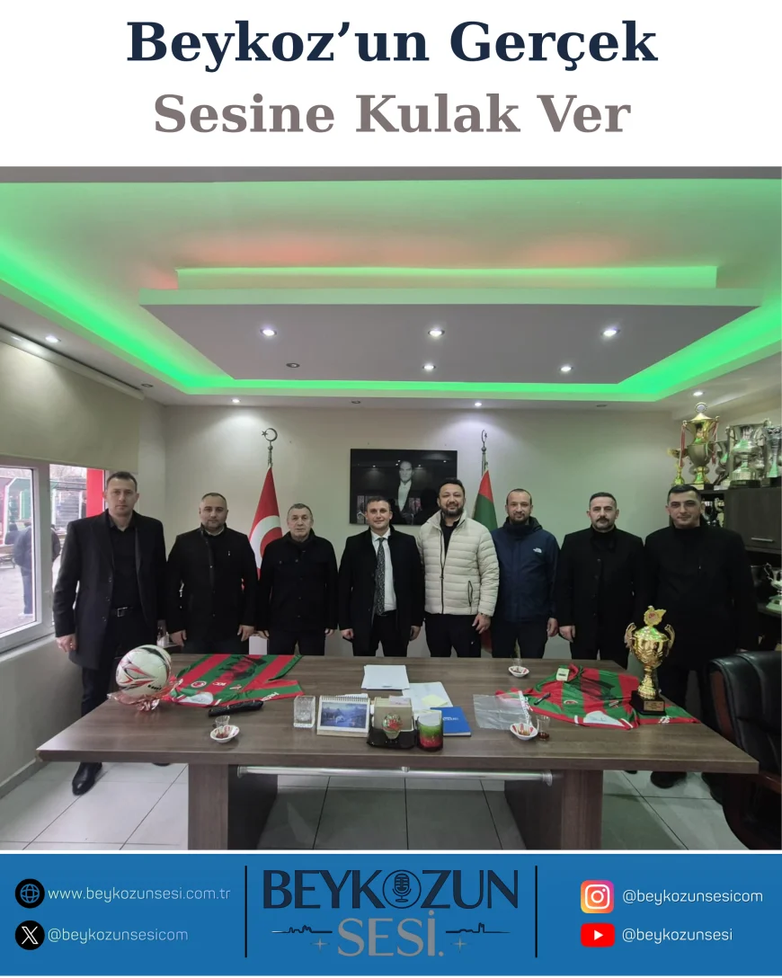 MHP Beykoz İlçe Teşkilatı Paşabahçe Spor Kulübü’nü Ziyaret Ederek Spor ve Gençlik Çalışmalarını Görüştü