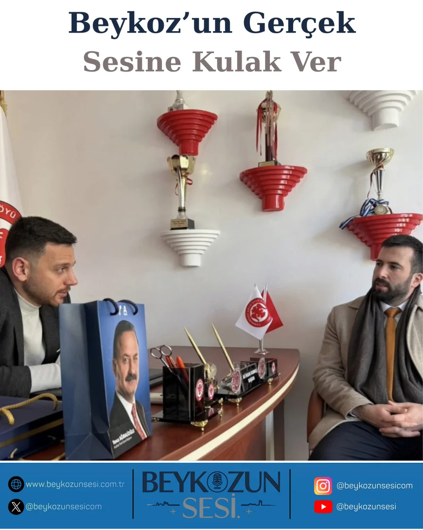 ANAHTAR PARTİ BEYKOZ TEŞKİLATI’NDAN CUMHURİYETKÖY SPOR KULÜBÜ’NE AMATÖR SPOR ODAKLI ZİYARET