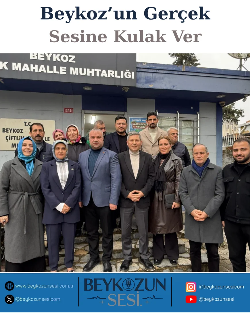 Çavuşbaşı’nda Nabız Tutuldu! AK Parti Beykoz Esnafın Sorunlarını Dinledi