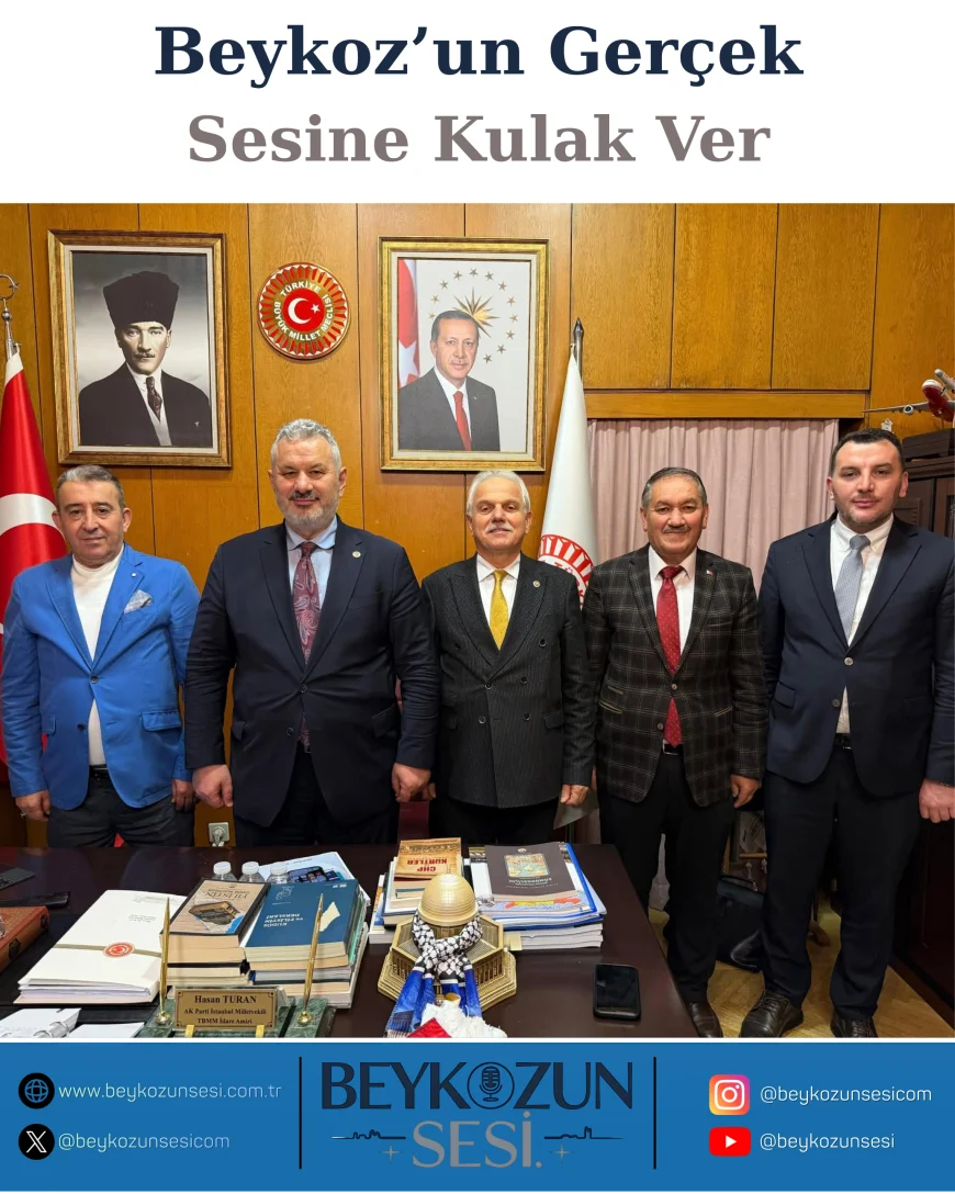 Beykoz’un Yerel Siyasi Gündemi TBMM’de Masaya Yatırıldı Beykoz Heyetinden Prof Dr Nazım Elmas’a Ziyaret
