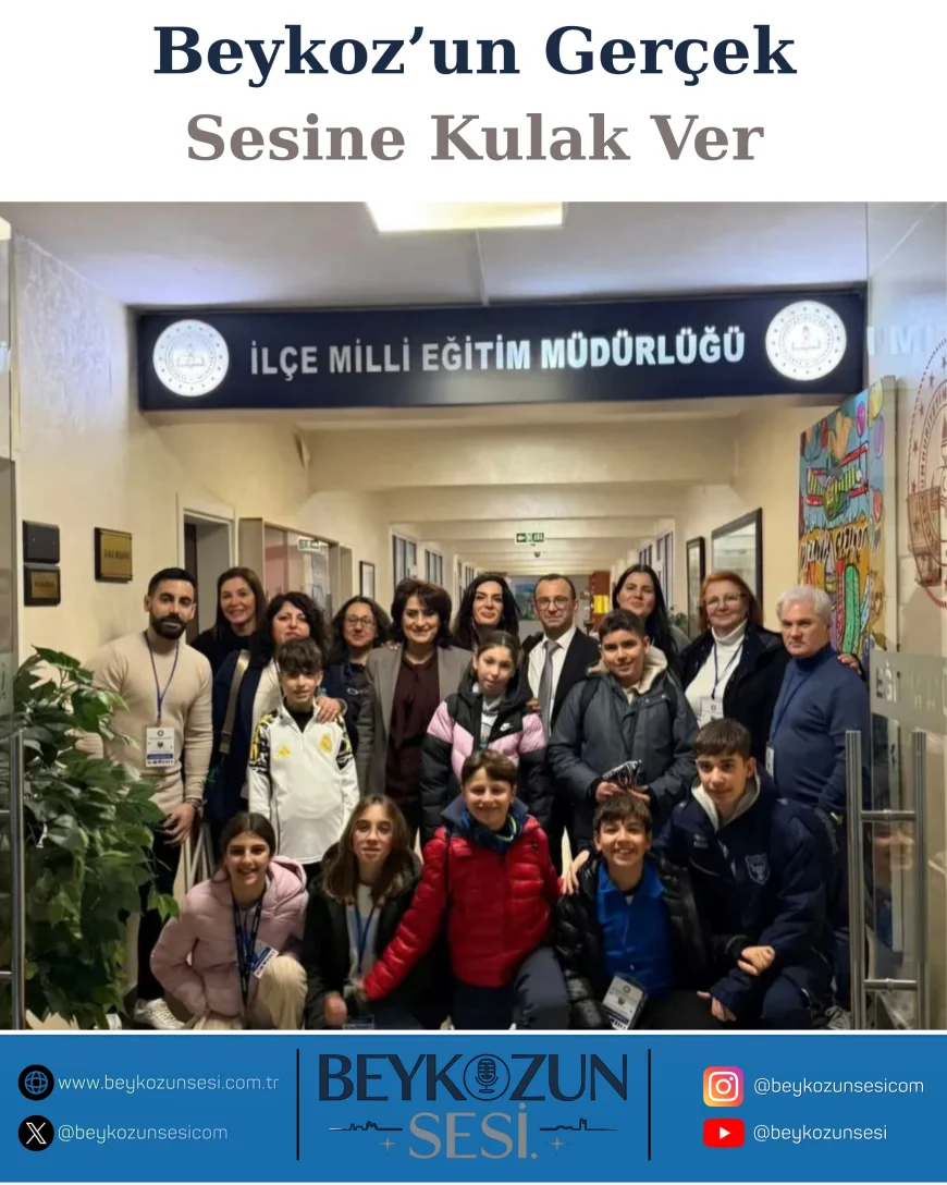 Beykoz İlçe Millî Eğitim Müdürü Sevcenur Özcan: “Uluslararası Projeler Öğrencilerimize Küresel Vizyon Kazandırıyor”