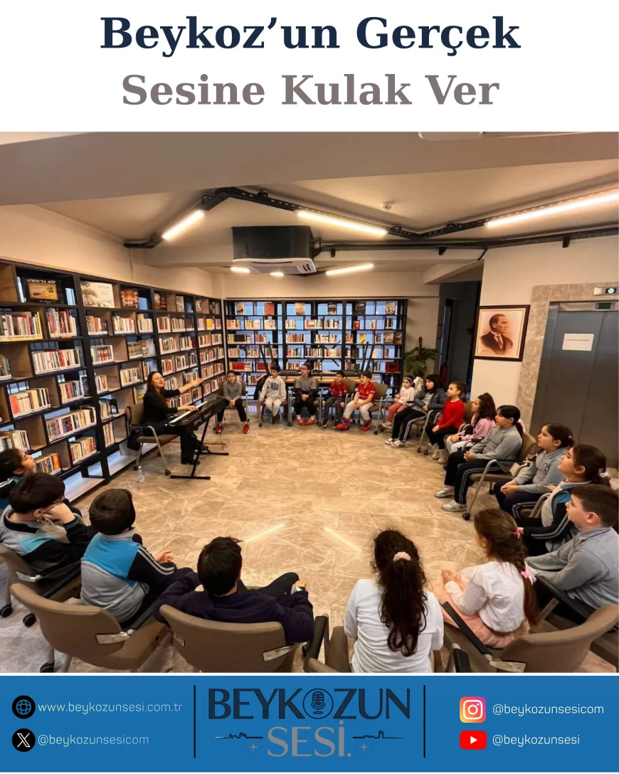 İstanbul Büyükşehir Belediyesi Şehir Tiyatroları Beykozlu Çocuklarla Buluştu: Feza Gürsoy Kütüphanesi’nde Ritim ve Melodi Coşkusu