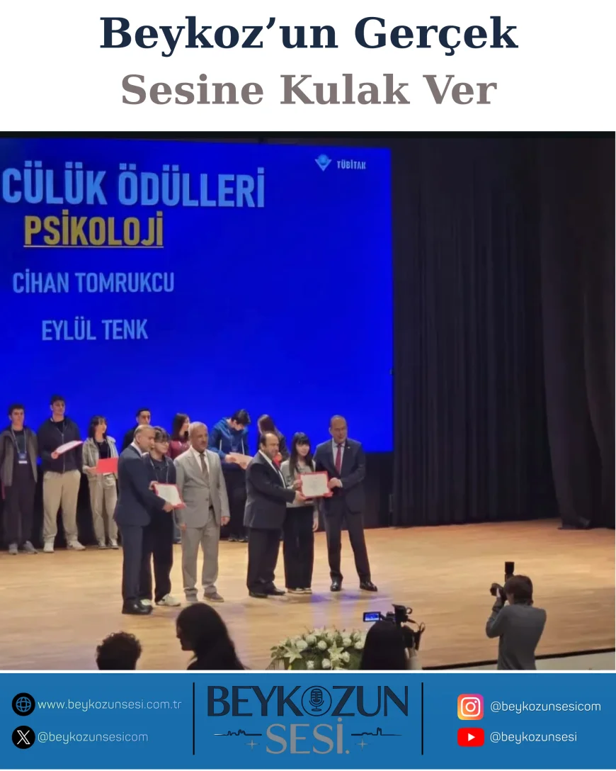 Beykoz Bilim ve Sanat Merkezi Öğrencileri TÜBİTAK 2204-A Psikoloji Alanında Bölge Üçüncüsü Oldu