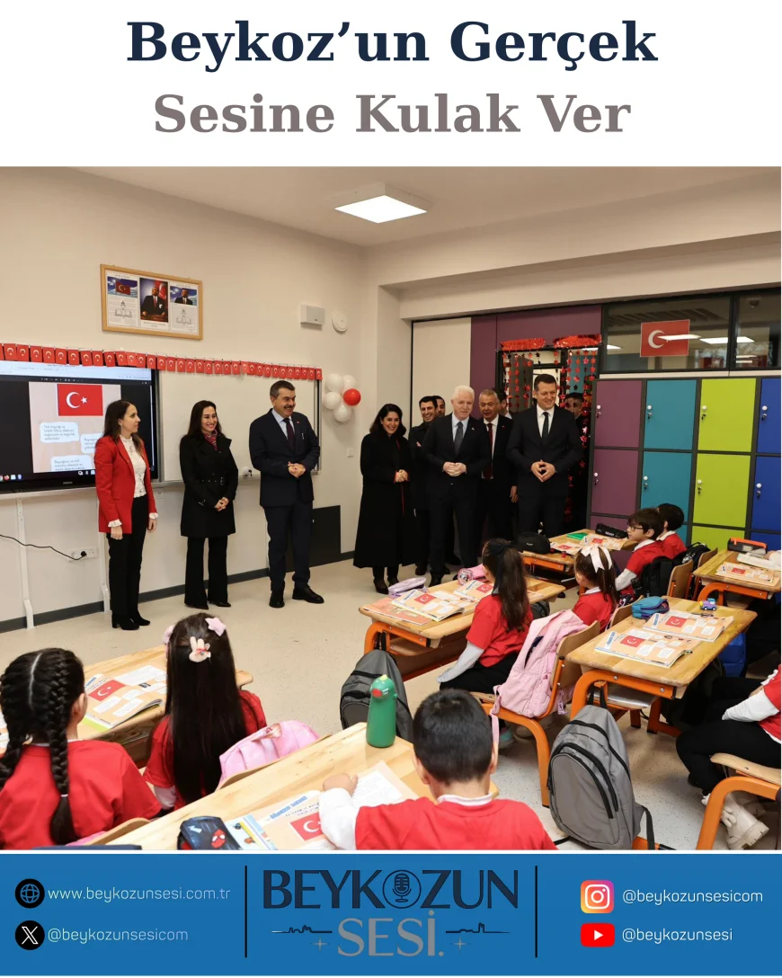 Milli Eğitim Bakanı Yusuf Tekin’in Katılımıyla Anadolukavağı’nda Salim Düzgit İlkokulu ve Ortaokulu Hizmete Açıldı