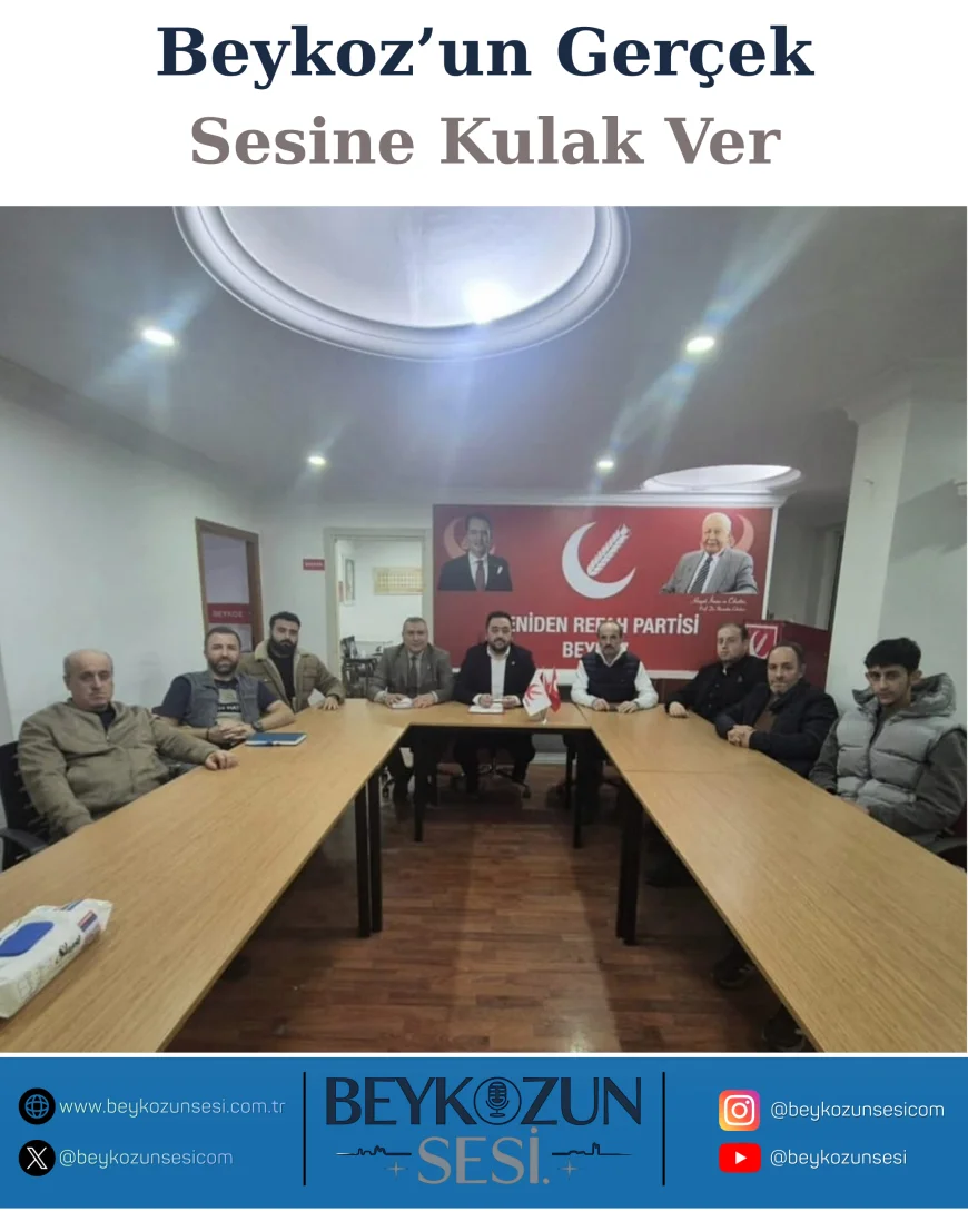 Yeniden Refah Partisi Beykoz İlçe Başkanlığı’na Ömer Zahit Kuvvet Getirildi Görevine Resmen Başladı