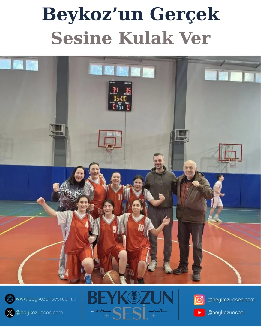 Paşabahçe Ahmet Ferit İnal Anadolu Lisesi Kız Basketbol Takımı İstanbul Şampiyonu Oldu