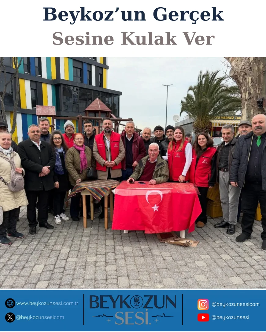 CHP Beykoz İlçe Başkanı Aydın Düzgün Soğuksu Mahallesi’nde Pide Dağıtımı Gerçekleştirdi