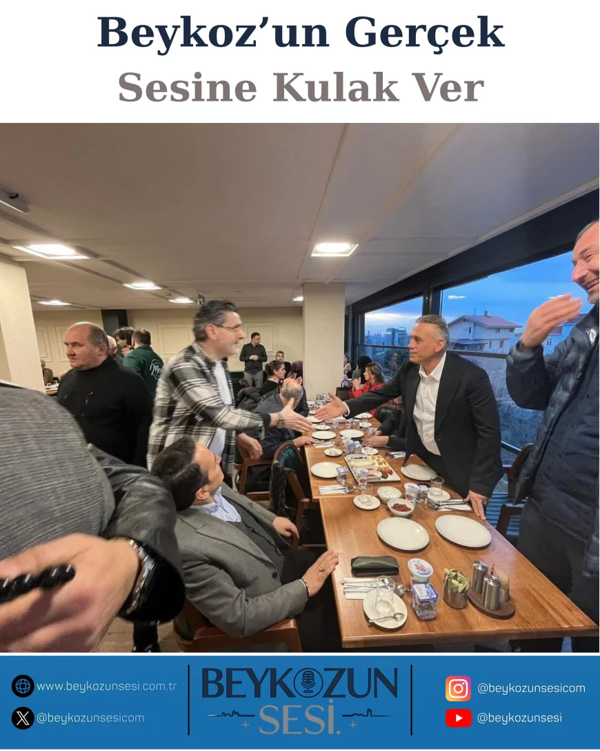 KAS-DER Beykoz Şubesi Geleneksel İftarında Siyaset, STK ve Mahalle Temsilcilerini Bir Araya Getirdi