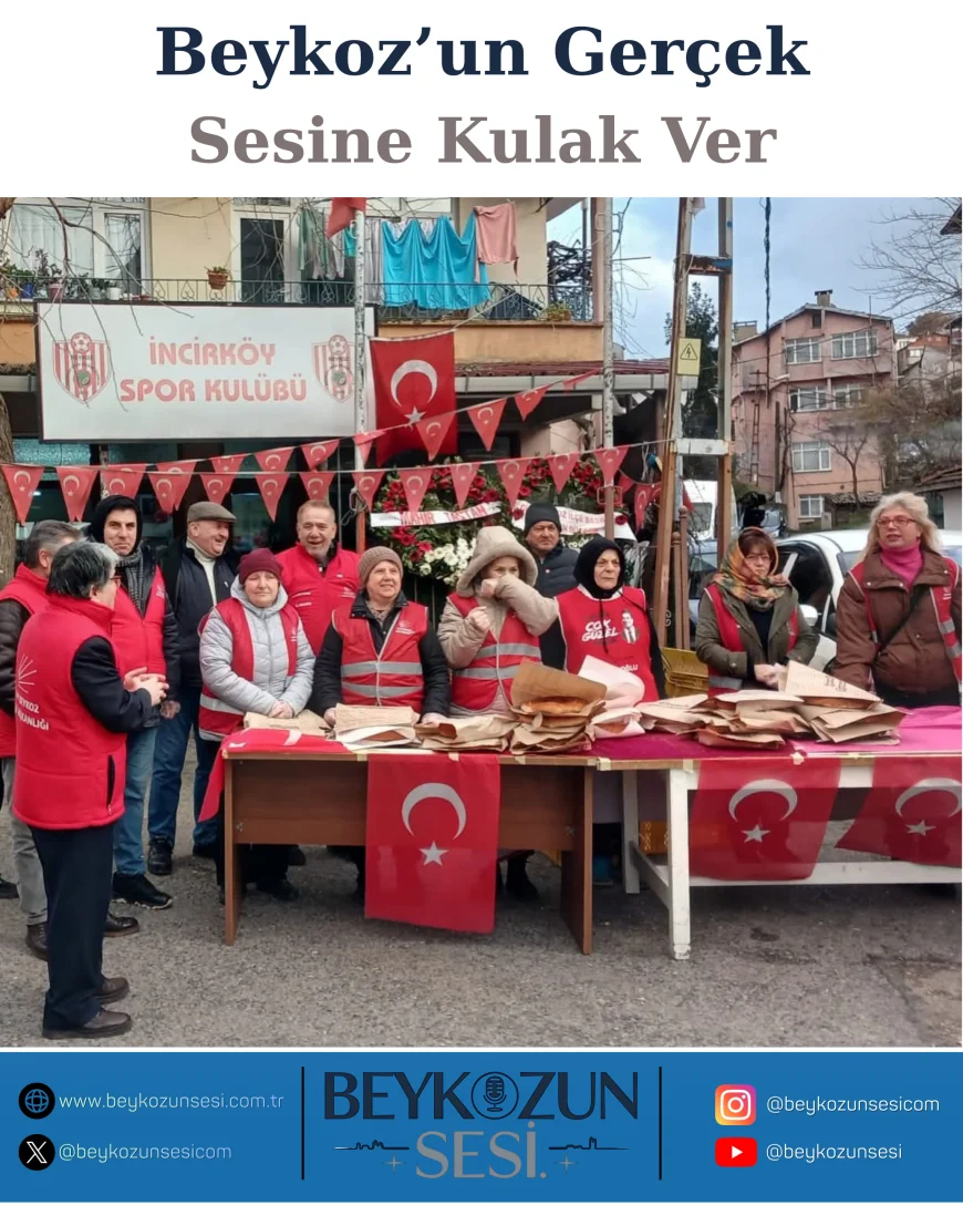 CHP Beykoz İlçe Başkanlığı: “Ramazan’ın bereketi Beykoz’da dayanışmayla büyüyor”