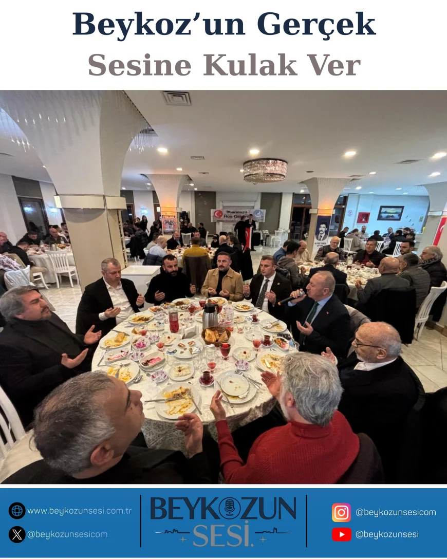 MHP Beykoz İlçe Teşkilatı Anadoluhisarı’nda Geleneksel Alper Tunga Uytun İftar Buluşmasını Gerçekleştirdi