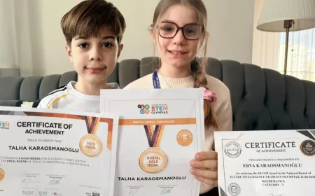 Kavacık Borsa İstanbul İlkokulu Öğrencileri Talha ve Erva Karaosmanoğlu: “Matematikte Roma’ya Gidiyoruz”