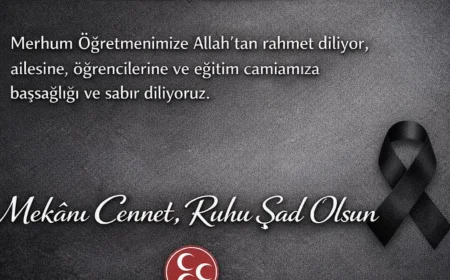 MHP Beykoz İlçe Başkan Yardımcısı Ömer Faruk İnce: “Eğitim emekçilerine yönelik menfur saldırı kabul edilemez, adaletin tecelli etmesi şarttır”