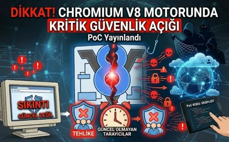 Chromium V8 Motorunda Kritik Açık Tespit Edildi: PoC Yayınlandı, Güncel Olmayan Tarayıcılar Tehlikede