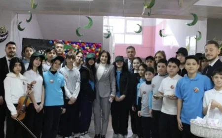 Beykoz İlçe Milli Eğitim Müdürü Sevcenur Özcan, Yeşilay Haftası Etkinliğinde Öğrencilerle Buluştu