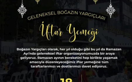 Boğazın Yargıçları 18 Mart’ta Beykoz’da Geleneksel İftar Programında Buluşuyor