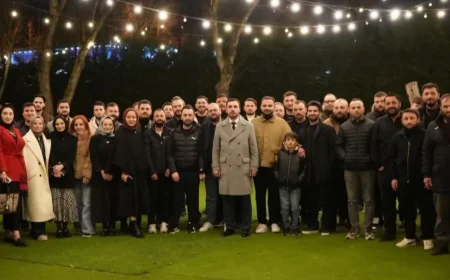 AK Parti Beykoz İlçe Gençlik Kolları, 4.5 Dönemi Kadraj’da Düzenlenen İftar Programında Bir Araya Geldi