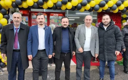 MHP Beykoz İlçe Başkanlığı Temsilcileri Soğuksu’da Gökçe Market Açılışına Katıldı