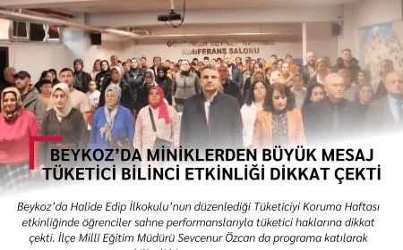 Beykoz’da Miniklerden Büyük Mesaj: Tüketici Bilinci Etkinliği Dikkat Çekti