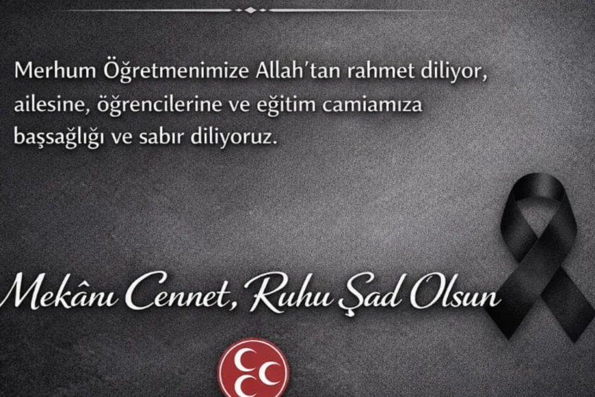 MHP Beykoz İlçe Başkan Yardımcısı Ömer Faruk İnce: “Eğitim emekçilerine yönelik menfur saldırı kabul edilemez, adaletin tecelli etmesi şarttır”
