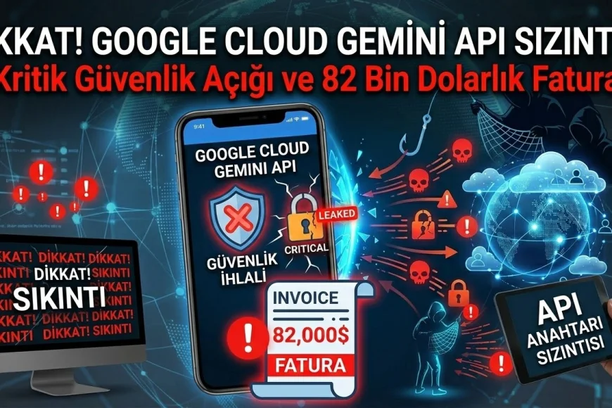 Google Cloud Gemini API Sızıntısı: Kritik Güvenlik Açığı ve 82 Bin Dolarlık Fatura