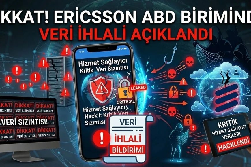 Ericsson ABD Biriminde Hizmet Sağlayıcı Hack’i: Veri İhlali Resmen Açıklandı