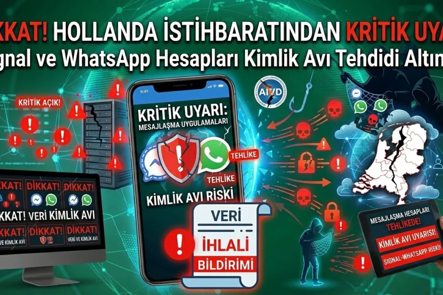 Hollanda İstihbaratından Kritik Uyarı: Signal ve WhatsApp Hesapları Kimlik Avı Saldırılarına Karşı Risk Altınd