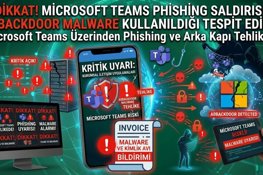Microsoft Teams Phishing Saldırısı: A0Backdoor Malware Kullanıldığı Tespit Edildi