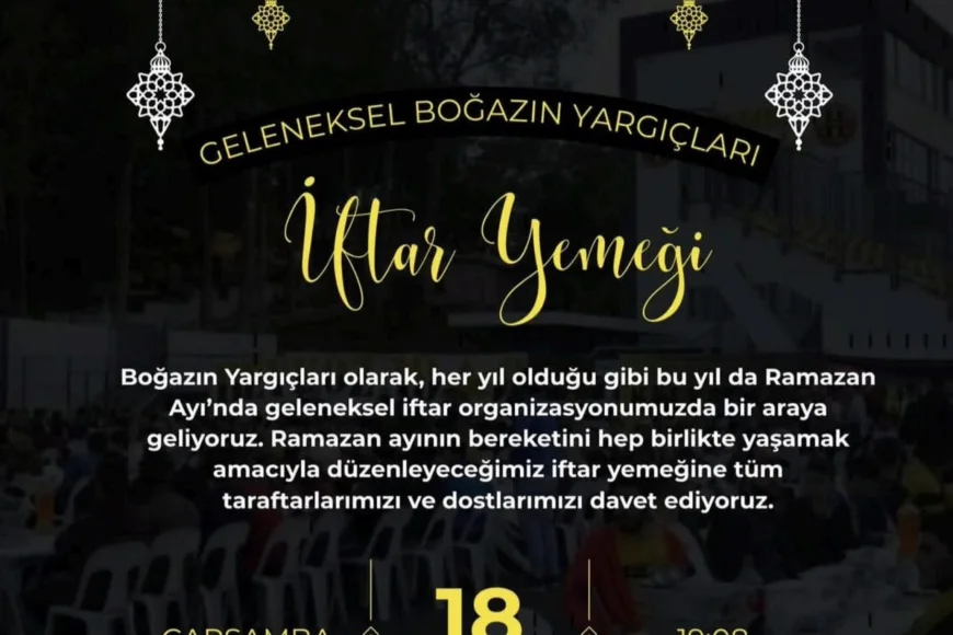 Boğazın Yargıçları 18 Mart’ta Beykoz’da Geleneksel İftar Programında Buluşuyor