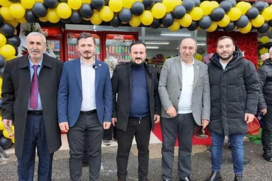 MHP Beykoz İlçe Başkanlığı Temsilcileri Soğuksu’da Gökçe Market Açılışına Katıldı