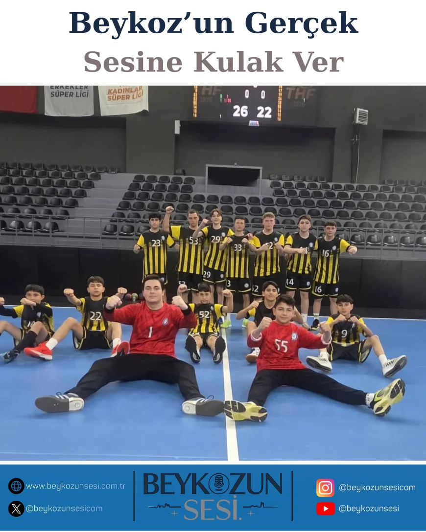 Beykoz Belediye SK Küçük Erkek Hentbol Takımı: “Eksiklere Rağmen Geleceğin Şampiyonları Sahada”
