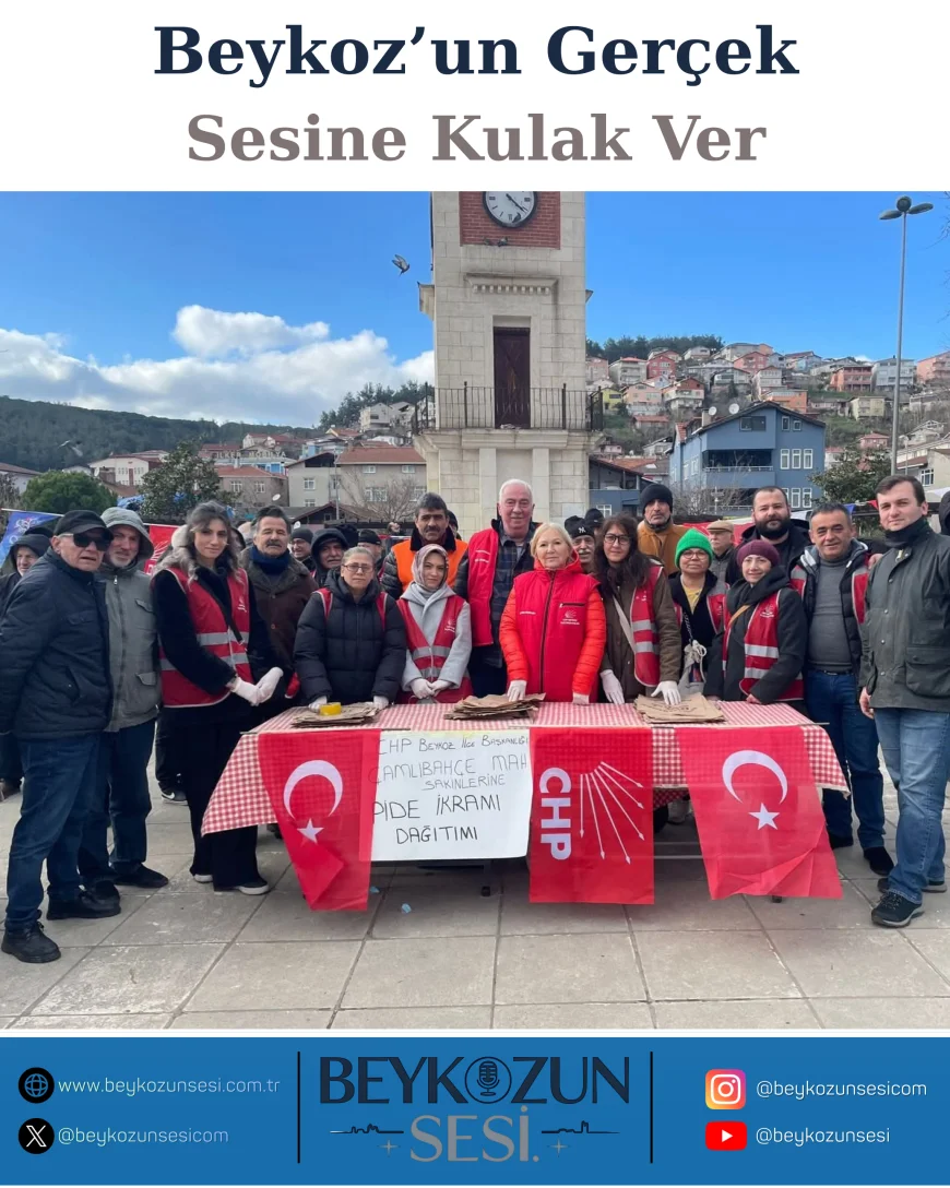 CHP Beykoz İlçe Başkanı Aydın Düzgün: “Ramazan Bereketi Sokaklara Taşıyoruz”