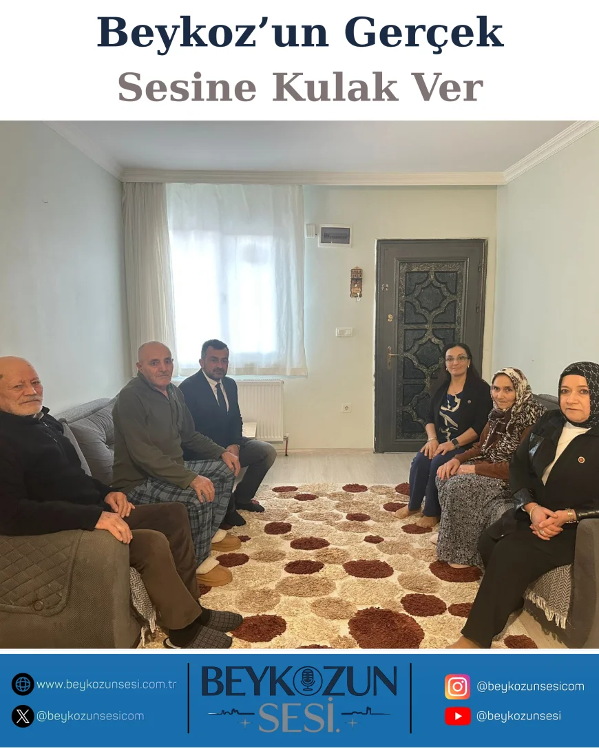 MHP Beykoz İlçe Teşkilatı Soğuksu’da Aktürk Ailesini Ziyaret Etti: “#DerdinDerdimizdir Anlayışıyla Sahadayız”
