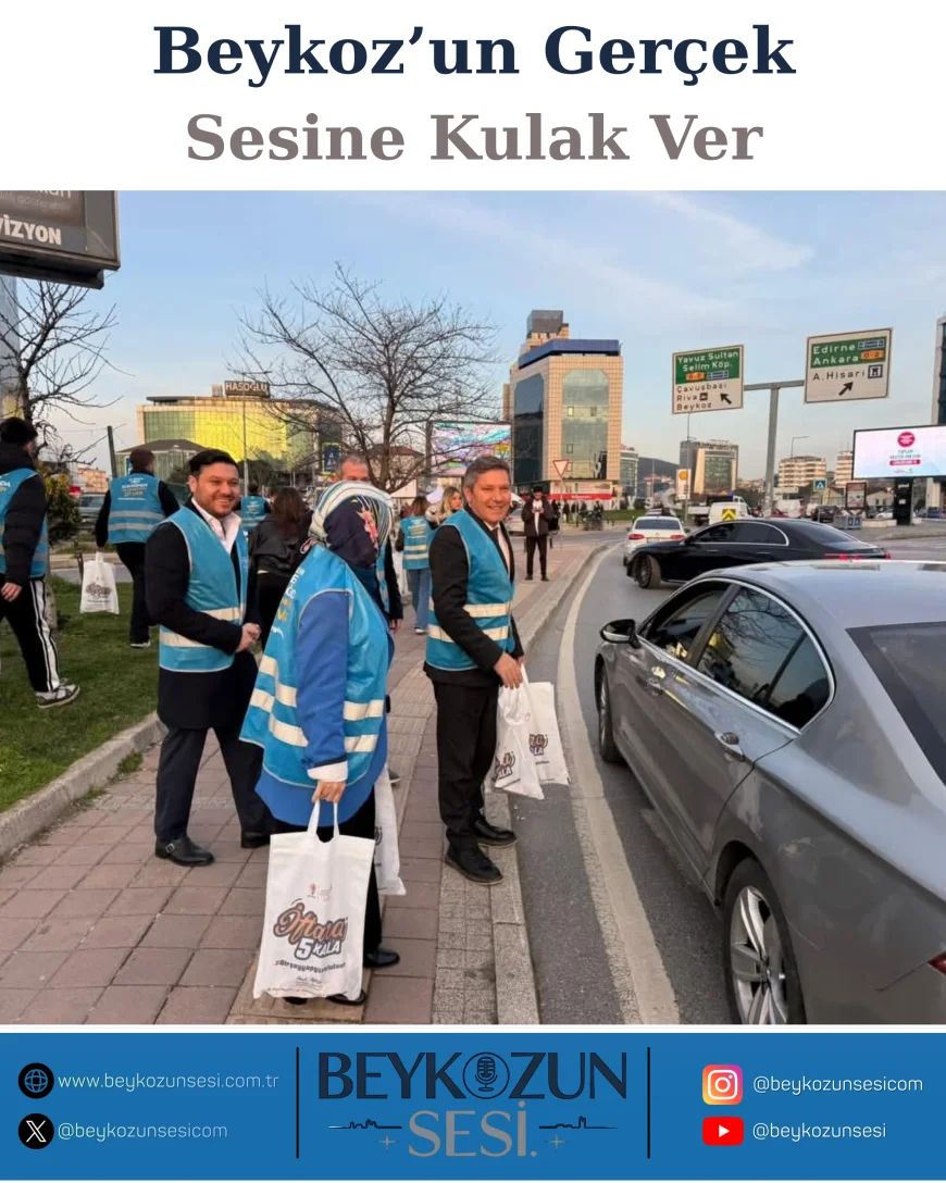 AK Parti Beykoz İlçe Başkanı Özkan Ayduğan: “İftara 5 Kala Geleneğiyle Gönüllere Dokunuyoruz”